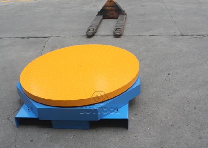 Small Pallet Low High Profile Stretch Wrap Turntable Stretch Wrapper Machine 48 Inch Round Rotable 1