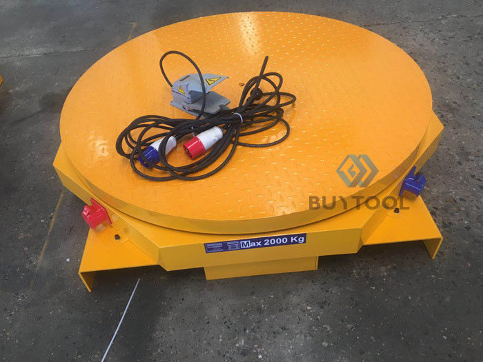 Manual Pallet Wrapper Turntable Machine For Hydraulic Platform Truck Lift Table  2000KG