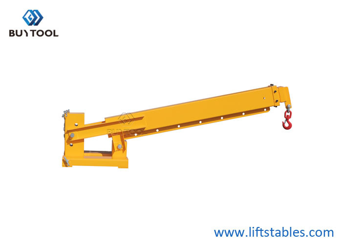 Tlb 3200kg Forklift Attachment Dip Angle Telescopic Fork Mounted Jibs